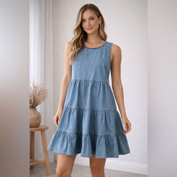 Tommy Hilfiger Dresses & Skirts - Tommy Denim Sleeveless Dress